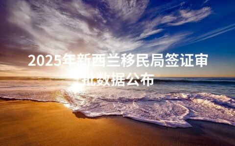 2025年新西兰移民局签证审批数据公布