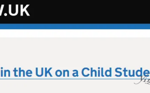 英国移民局调整4至17岁国际学生儿童签证政策