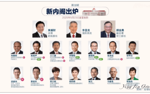 新加坡新内阁名单出炉！阵容大洗牌，80后崭露头角！