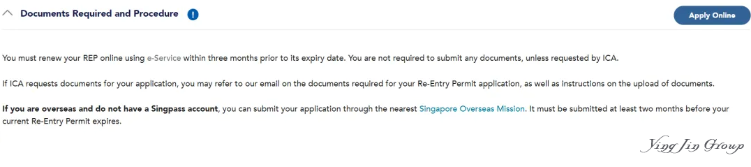 新加坡PR海外续签攻略