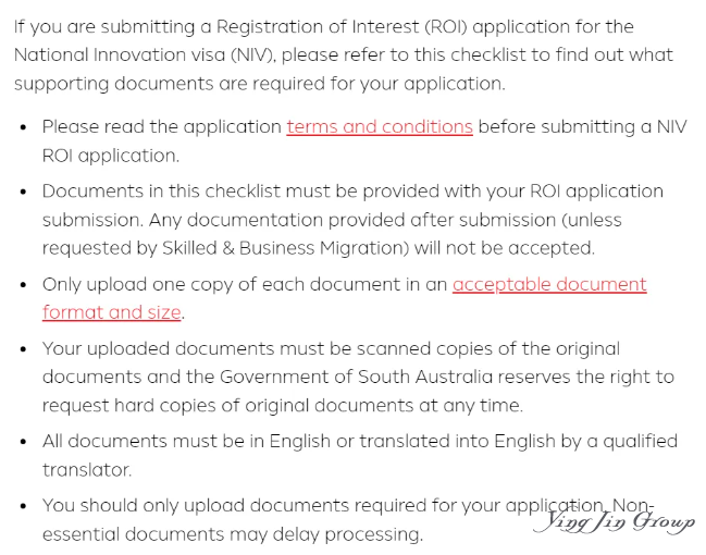2025南澳大利亚NIV提名及投资要求