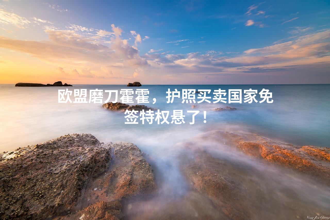 欧盟磨刀霍霍，护照买卖国家免签特权悬了！