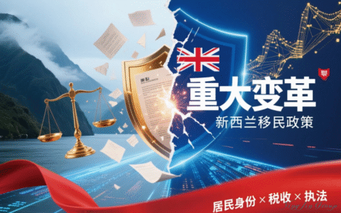 新西兰移民政策重大变革！新法案通过一读，居民身份、税收、执法均有调整