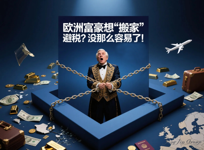 欧洲富豪想“搬家”避税？没那么容易了！