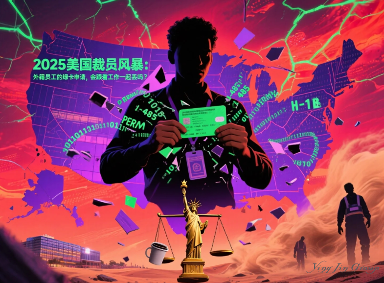 2025美国裁员风暴：外籍员工的绿卡申请，会跟着工作一起丢吗？