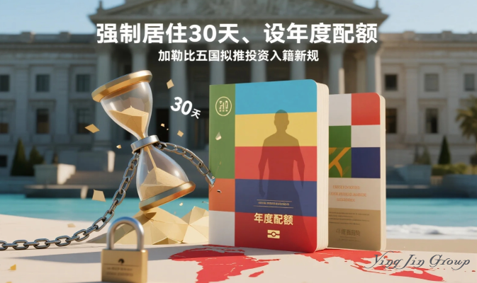 强制居住30天、设年度配额，加勒比五国拟推投资入籍新规