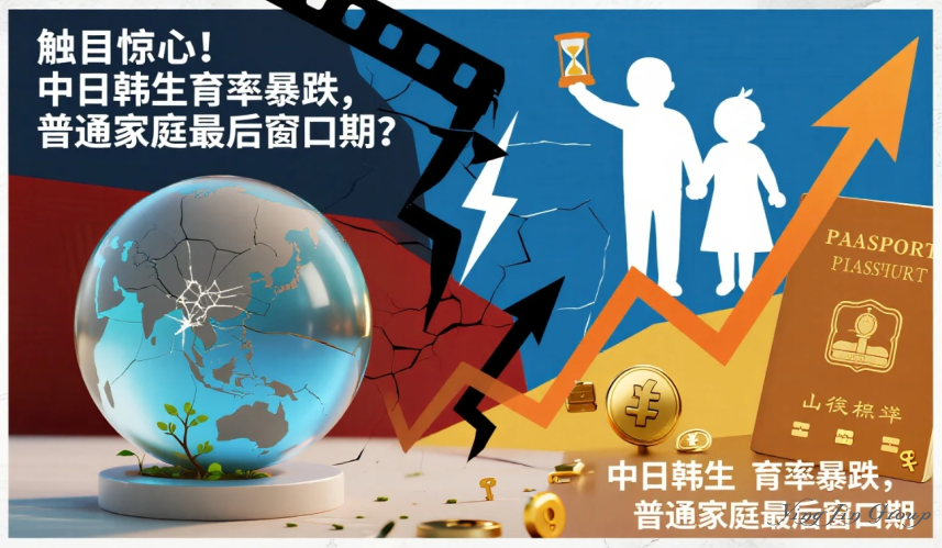 触目惊心！中日韩生育率暴跌，普通家庭最后窗口期？