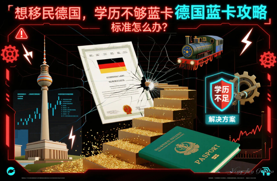 想移民德国，学历不够蓝卡标准怎么办？