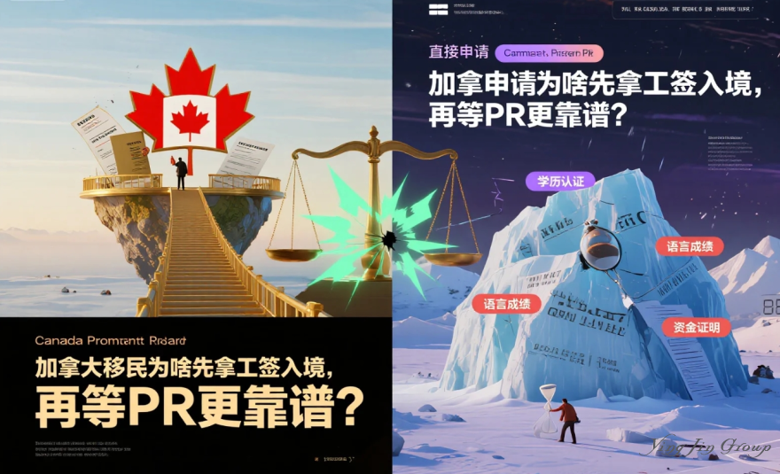加拿大移民为啥先拿工签入境，再等PR更靠谱？
