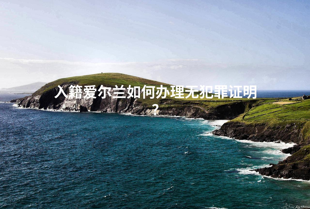 入籍爱尔兰如何办理无犯罪证明？