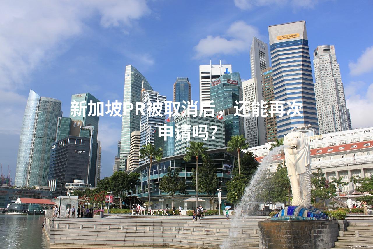新加坡PR被取消后，还能再次申请吗？