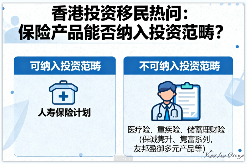 香港投资移民热问：保险产品能否纳入投资范畴？