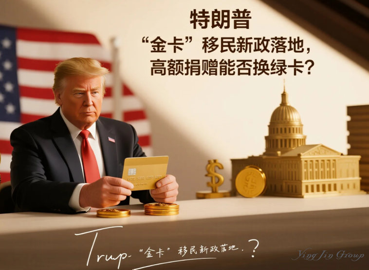 特朗普“金卡”移民新政落地，高额捐赠能否换绿卡？