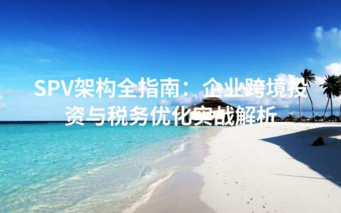 SPV架构全指南：企业跨境投资与税务优化实战解析