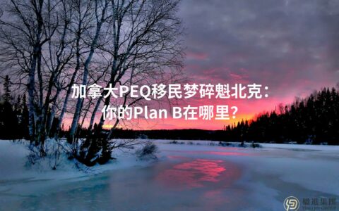加拿大PEQ移民梦碎魁北克：你的Plan B在哪里？